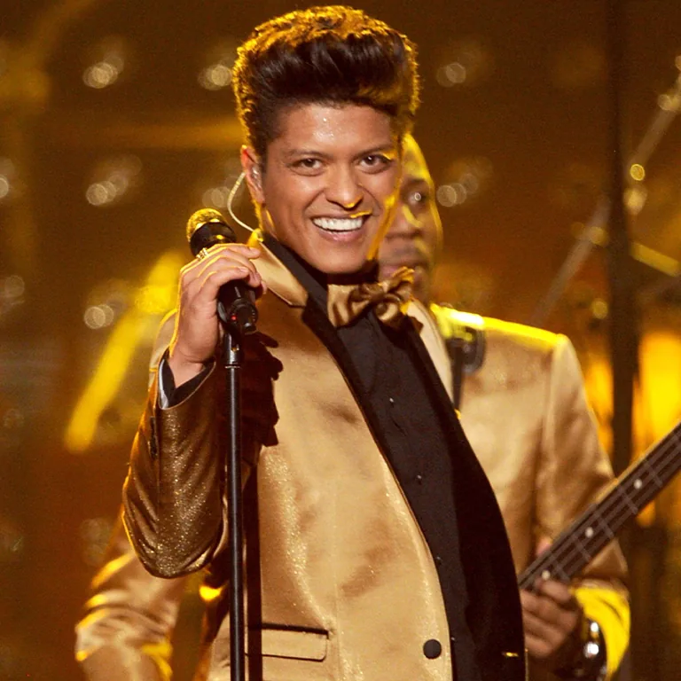 Bruno Mars Fashion and Style Evolution Red Carpet Royalty