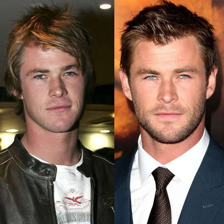 Chris Hemsworth Natural Hair Look