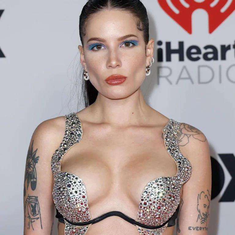 A Closer Look at Halsey's Breast Lift with Implants