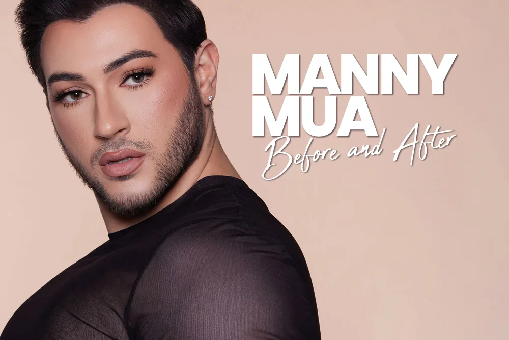Manny MUA Before and After