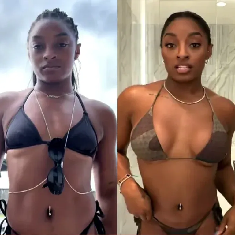 Simone Biles Before and After