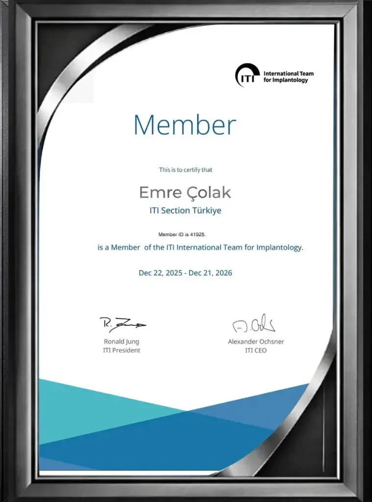 ITI (International Team for Implantology) Membership