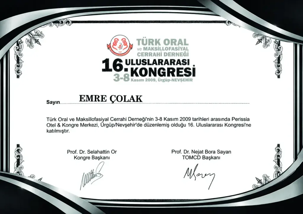 TOMCD 16th International Congress