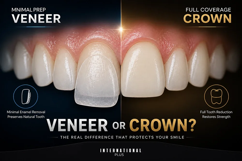Turkey Teeth Veneers or Crowns: The Real Difference