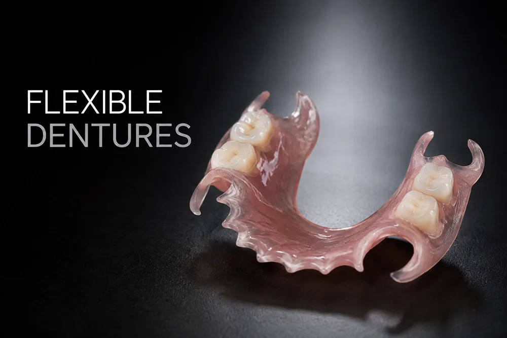 What Are Flexible Dentures and How Do They Differ from Acrylic and Metal?