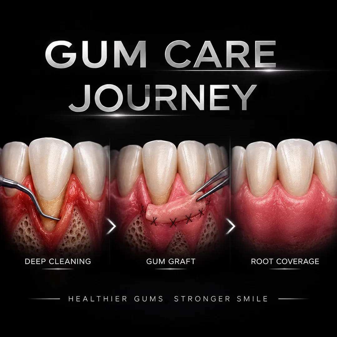 What Are the Symptoms and Stages of Receding Gums